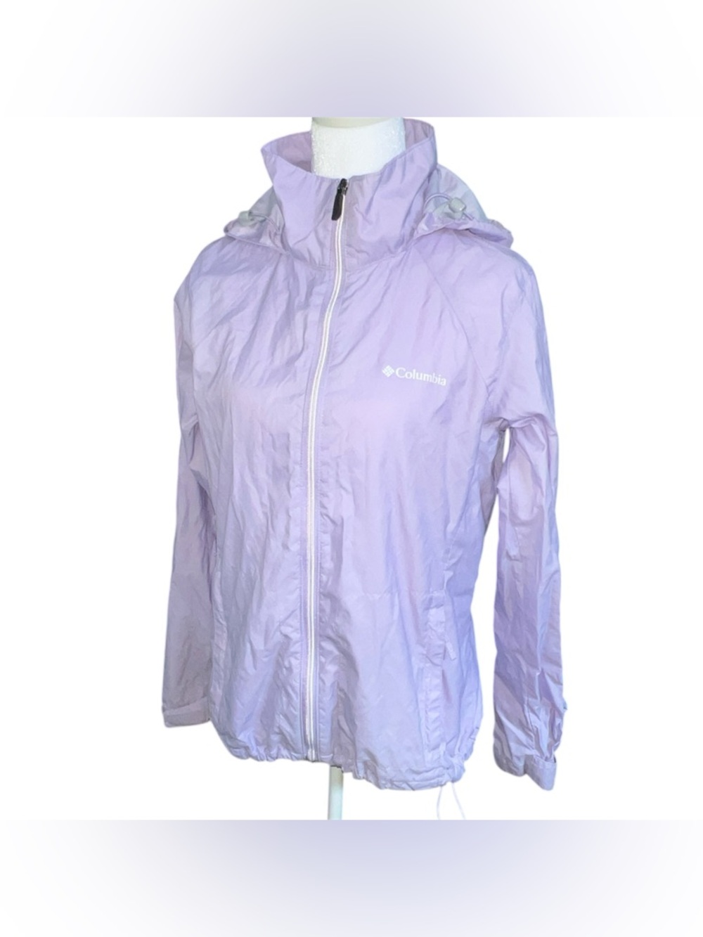 Columbia Women's Light Lavender Packable Windbreaker Jacket